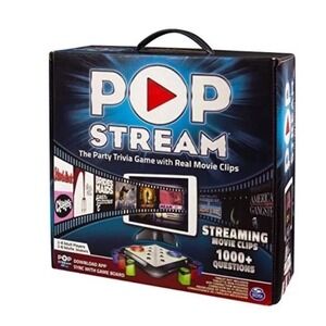 Spin Master Pop Stream The Party Trivia Game With Real Movie Clips Retail $49.99